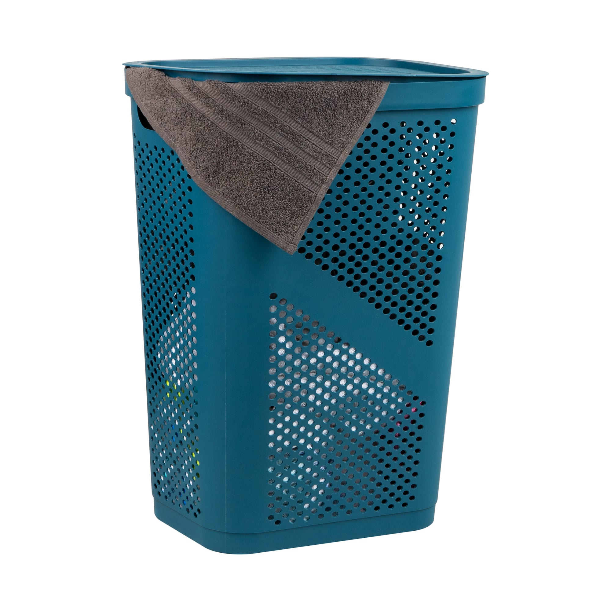 Mind Reader 17" x 24" Slim Plastic Laundry Hamper